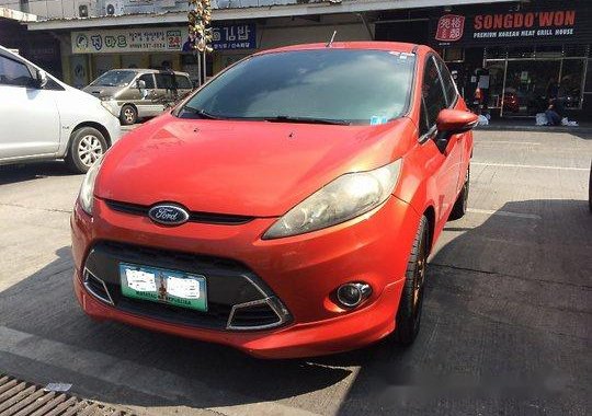 Orange Ford Fiesta 2013 for sale in Manila
