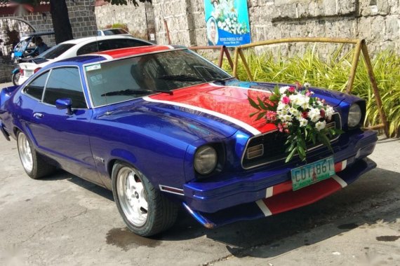 Blue Ford Mustang 1974 for sale in Manual