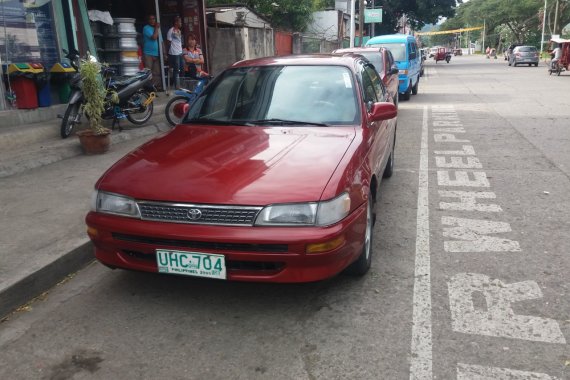 Red Toyota Corolla 1996 for sale 