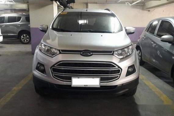 Silver Ford Ecosport 2016 for sale in Automatic