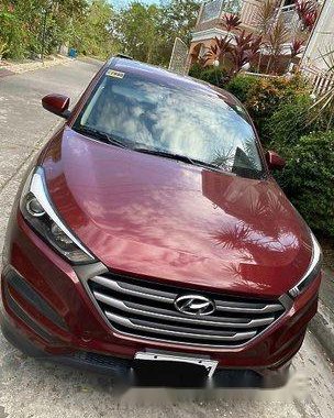 Red Hyundai Tucson 2017 for sale in Manual