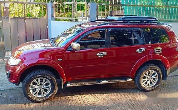 Sell Red 2014 Mitsubishi Montero sport in Manila