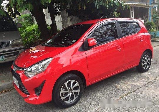 Red Toyota Wigo 2019 for sale in Automatic