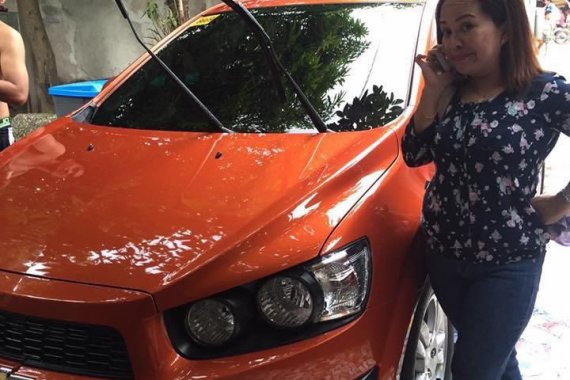 Sell Orange 2015 Chevrolet Sonic in Manila