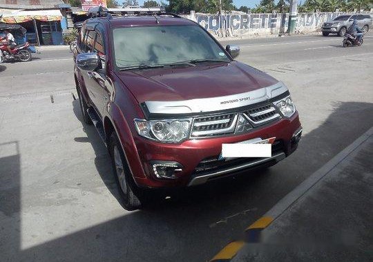 Red Mitsubishi Montero sport 2015 for sale in Manila