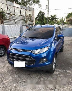 Blue Ford Ecosport 2017 for sale in Manila