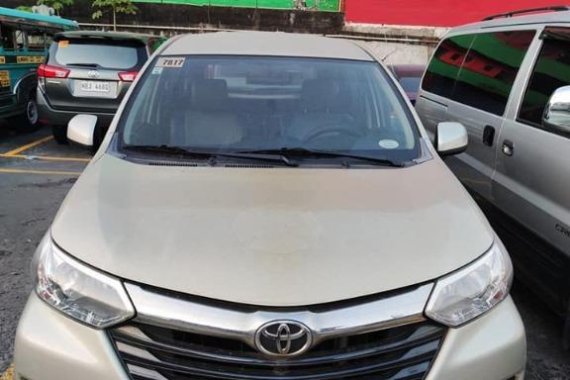 Beige Toyota Avanza 2016 for sale in Manual