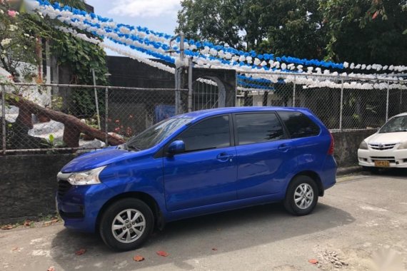 Blue Toyota Avanza 2016 for sale in Parañaque City