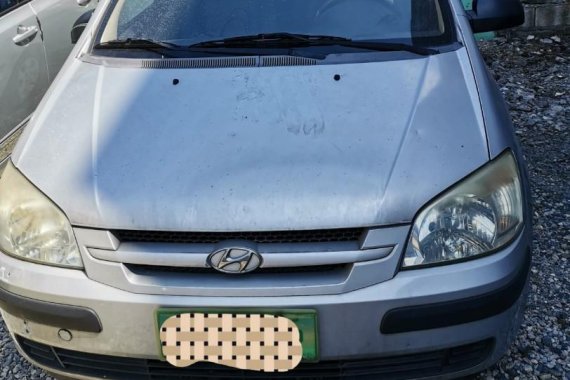 Silver Hyundai Getz 2005 for sale in Manual