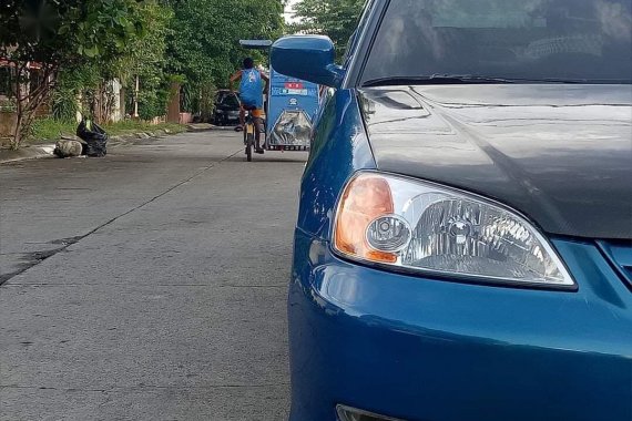 Blue Honda Civic 2002 for sale in Automatic