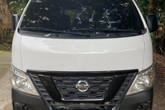 White Nissan Nv350 urvan 2018 for sale in Cebu City