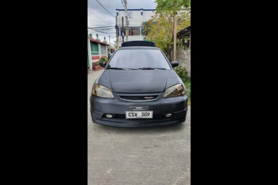 Grey Honda Civic 2002 Sedan at 118000 for sale in Minalin