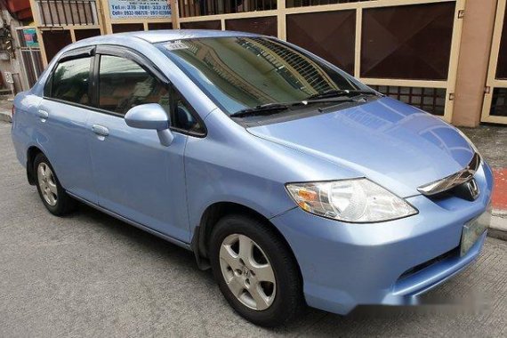 Blue Honda City 2003 for sale in Quezon