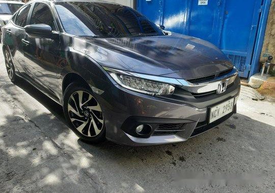  Grey Honda Civic 2016 for sale in Quezon City