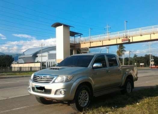 Silver Toyota Hilux 2012 for sale in Manila