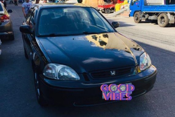 Selling Black Honda Civic 1997 in San Fernando