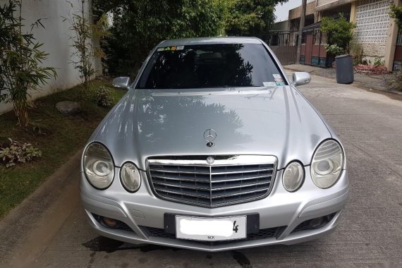 Silver Mercedes-Benz E-Class 2008 for sale in Manila