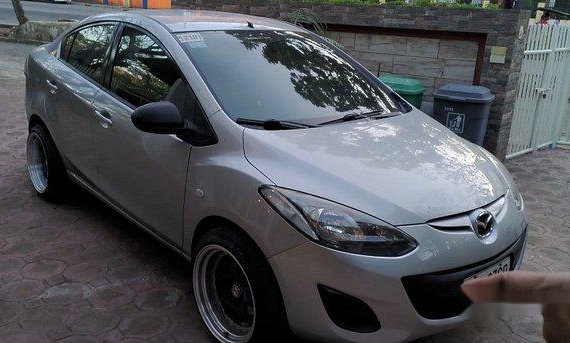 Silver Mazda 2 2014 for sale in Caloocan