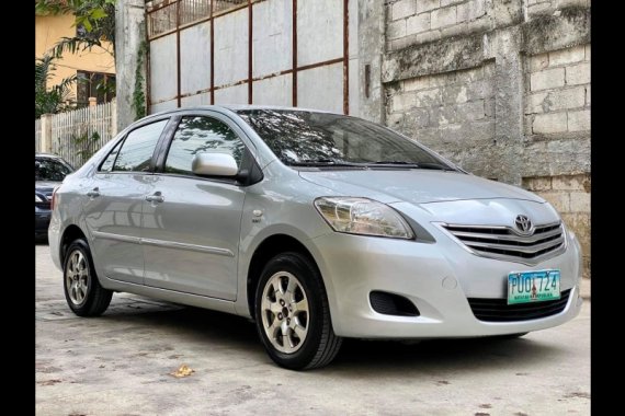 Silver Toyota Vios 2010 Sedan at Automatic for sale in Manila