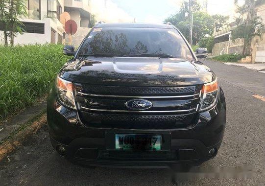Black Ford Explorer 2013 for sale in Quezon City