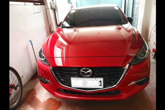 Sell Red 2017 Mazda 3 Hatchback at 13000 in Manila