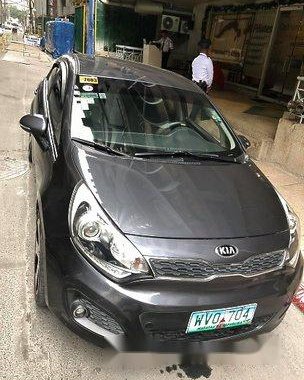 Grey Kia Rio 2013 for sale in Automatic
