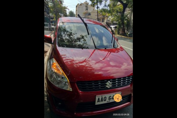 Red Suzuki Ertiga 2014 SUV / MPV at 50000 for sale in Manila