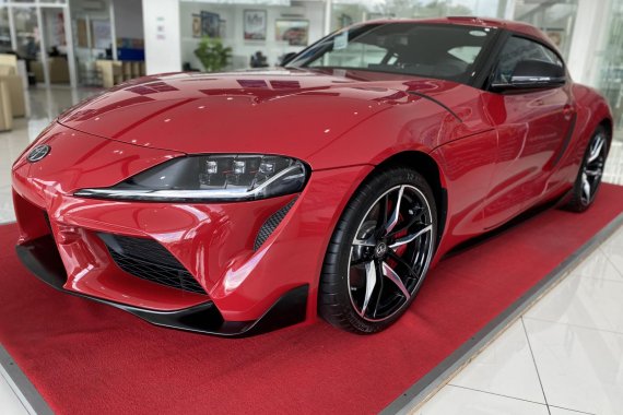 Red Toyota Supra 2020 ALL IN PROMO