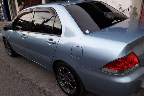 Blue Mitsubishi Lancer 2005 for sale in Caloocan