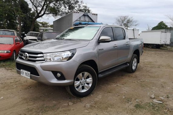 Silver Toyota Hilux 2016 G A/T 4x2 for sale here in Cagayan de Oro City