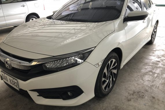 White Honda Civic 2017 for sale in Batangas