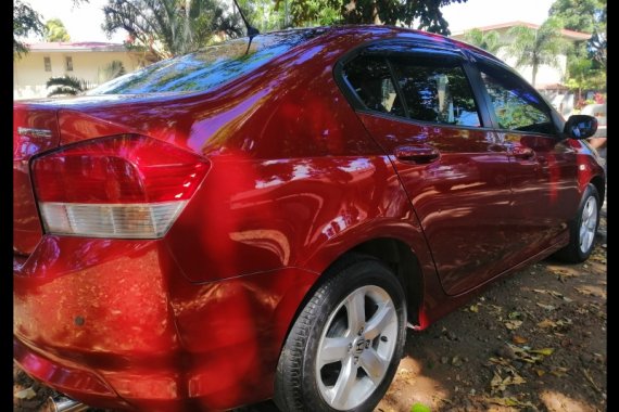 Sell Red 2010 Honda City Sedan in Padre Garcia