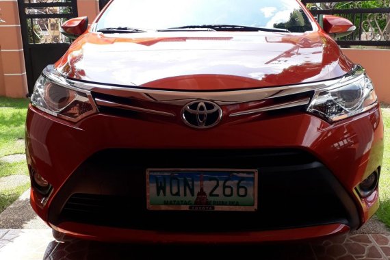 Orange Toyota Vios 2013 Sedan for sale in Bacoor