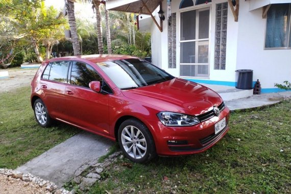 Sell Red 2016 Volkswagen Golf Hatchback in Dumaguete