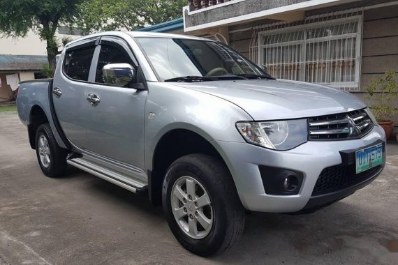 Silver Mitsubishi Strada 2012 Truck for sale in Manila