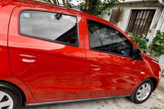 Sell Red 2015 Mitsubishi Mirage Sedan in Quezon City