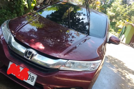 1st Owned 2014 Honda City Maroon top of the line 