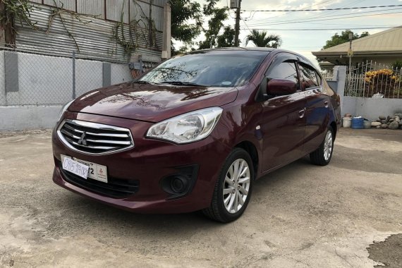 2019 Mitsubishi Mirage G4 GLX MT Wine Red 2018