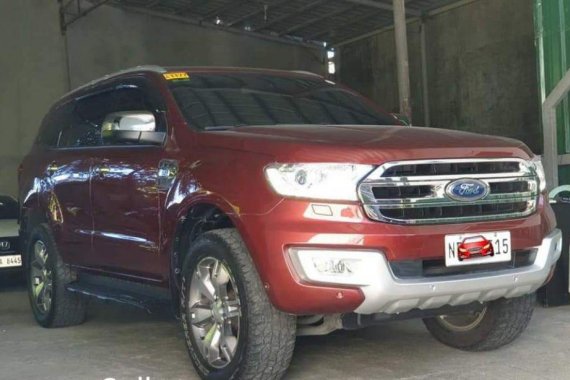 Red Ford Everest 2017 for sale in Manila