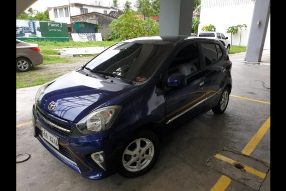 Blue Toyota Wigo 2017 for sale in Bacolod