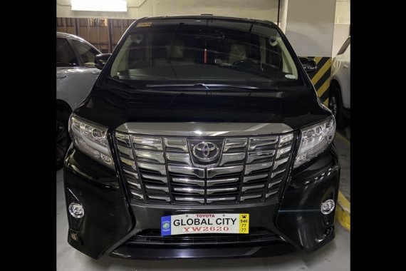 Sell Black 2016 Toyota Alphard Van in Manila