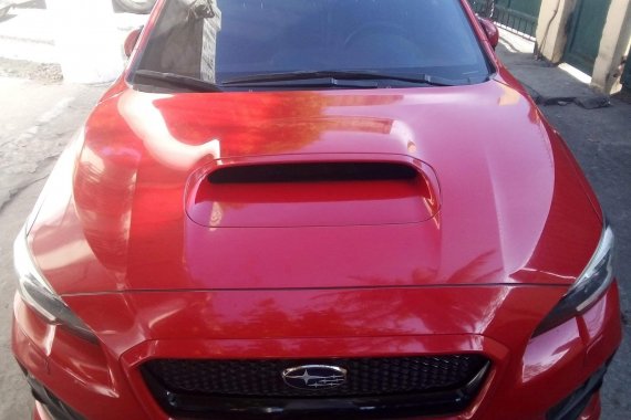 Red Subaru Wrx 2014 Hatchback for sale in Navotas