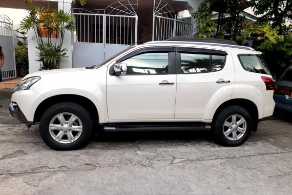 Selling Pearl White Isuzu Mu-X 2016 in Quezon City