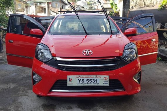 Selling Red Toyota Wigo 2016 in Manila