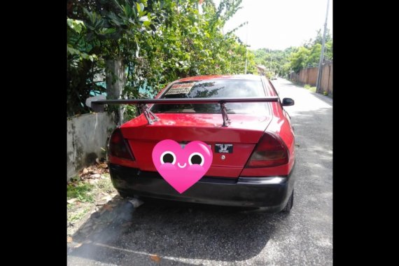 Red Mitsubishi Lancer 1996 for sale in San Marcelino