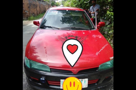 Red Mitsubishi Lancer 1996 for sale in San Marcelino