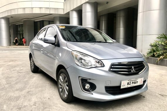 2018 MITSUBISHI MIRAGE G4 GLS CVT SILVER