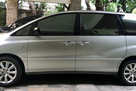 Silver Toyota Previa 2004 for sale in Manila