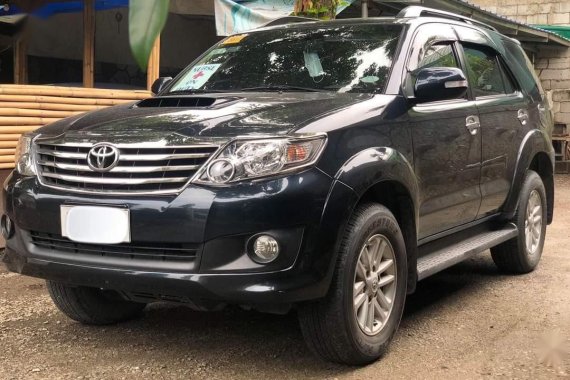 Balck Toyota Fortuner 2014 for sale in Malolos