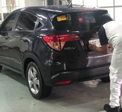 Black Honda Hr-V 2015 for sale in Quezon City